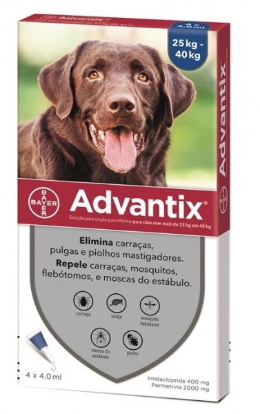 Advantix 400mg 25-40Kg BAYER