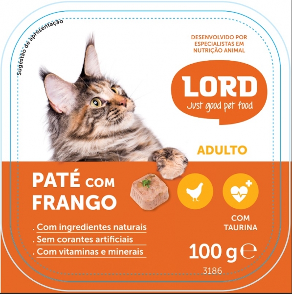 LORD Pate Gato Frango 100gr
