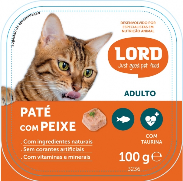LORD Pate Gato Peixe 100gr