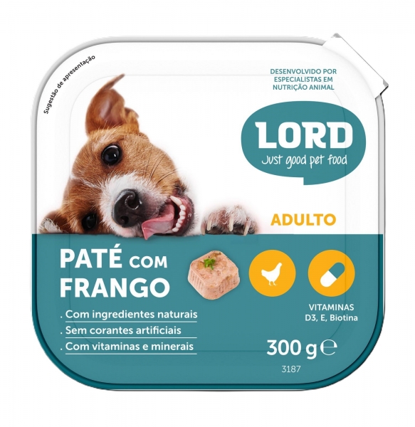 LORD Pate Cão Frango 300gr