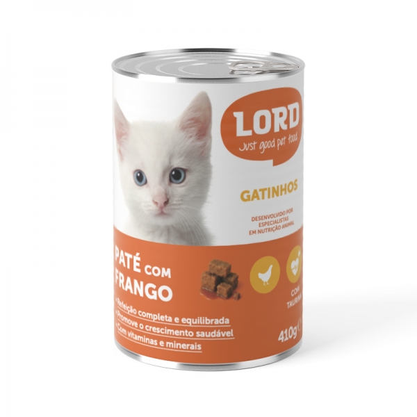LORD Gatinhos Frango Pedaços c/Molho 410gr