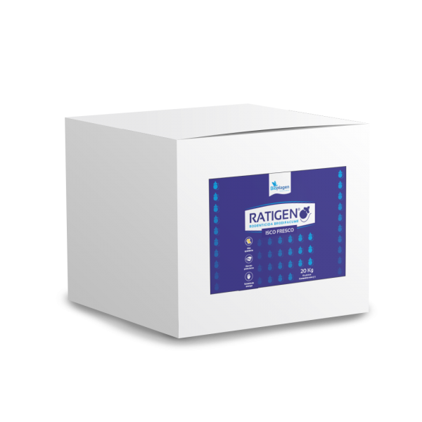 Ratigen Isco Fresco 20Kg (50PPM Brodifacume) BIOPLAGEN
