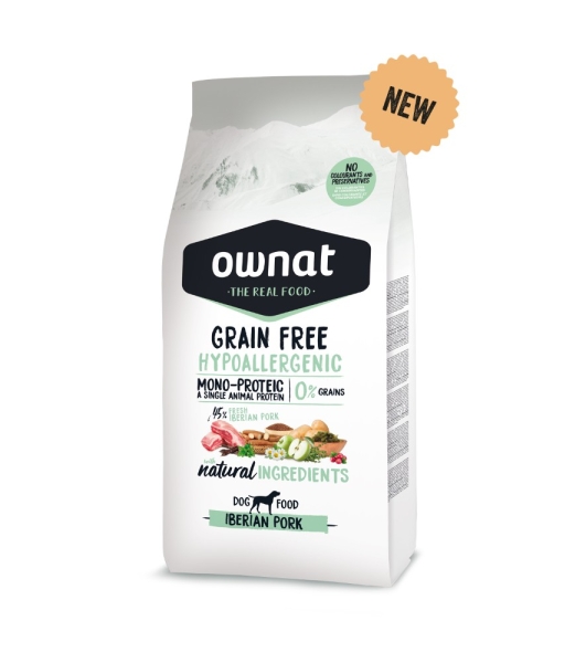 OWNAT GRAIN FREE HYPO Iberian Pork 3Kg DOG